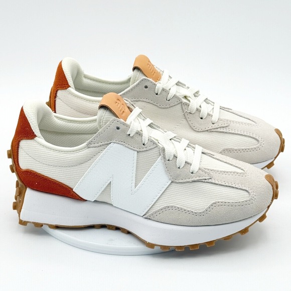 New Balance Shoes - New Balance 327 Lifestyle Sneakers Size 7 Women White Brown WS327RA - NEW